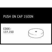 Marley Push On Cap (Solvent) 150DN - 137.150